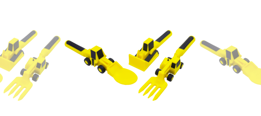 Constructive Eating | Set of 3 Construction Utensils