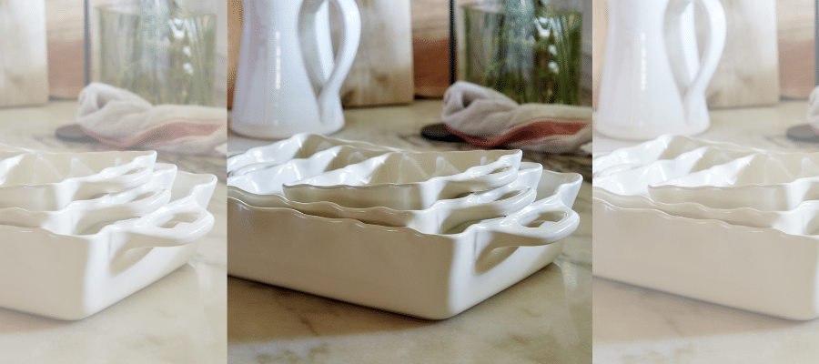 Costa Nova | Cook & Host Ruffled Baker